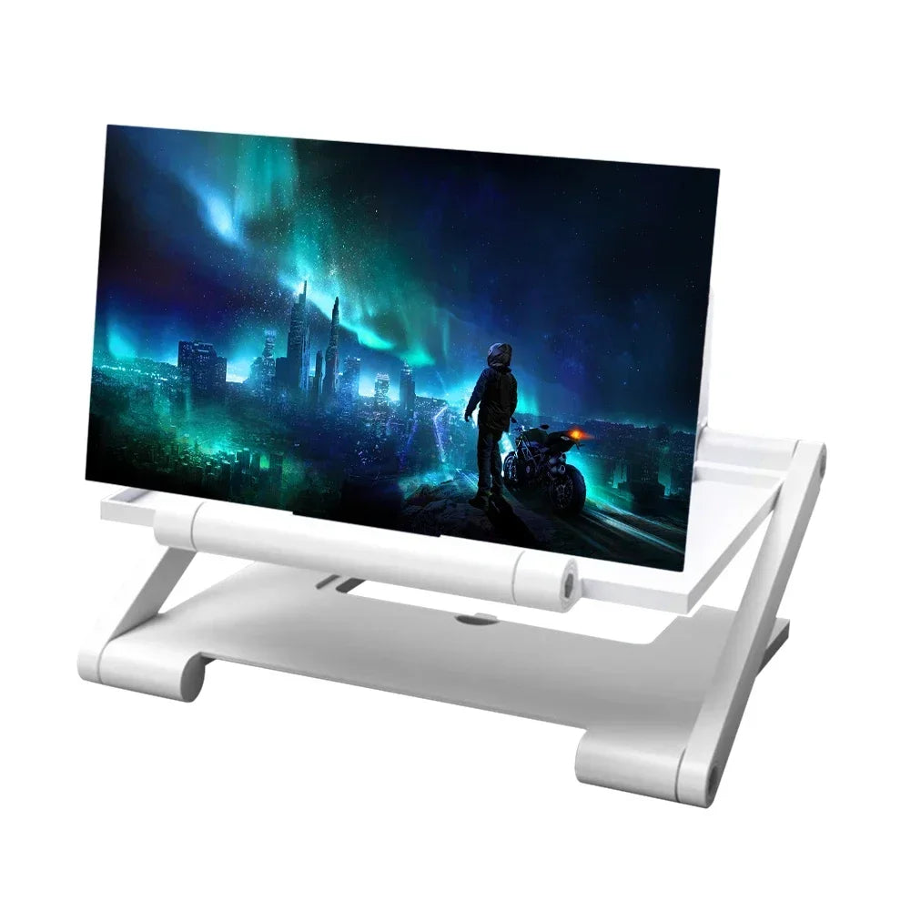 12/14in Mobile Phone Screen Amplifier 3D Magnifying Glass Stand Magnifier HD Video Amplifier Phone Stand Enlarged Screen Bracket