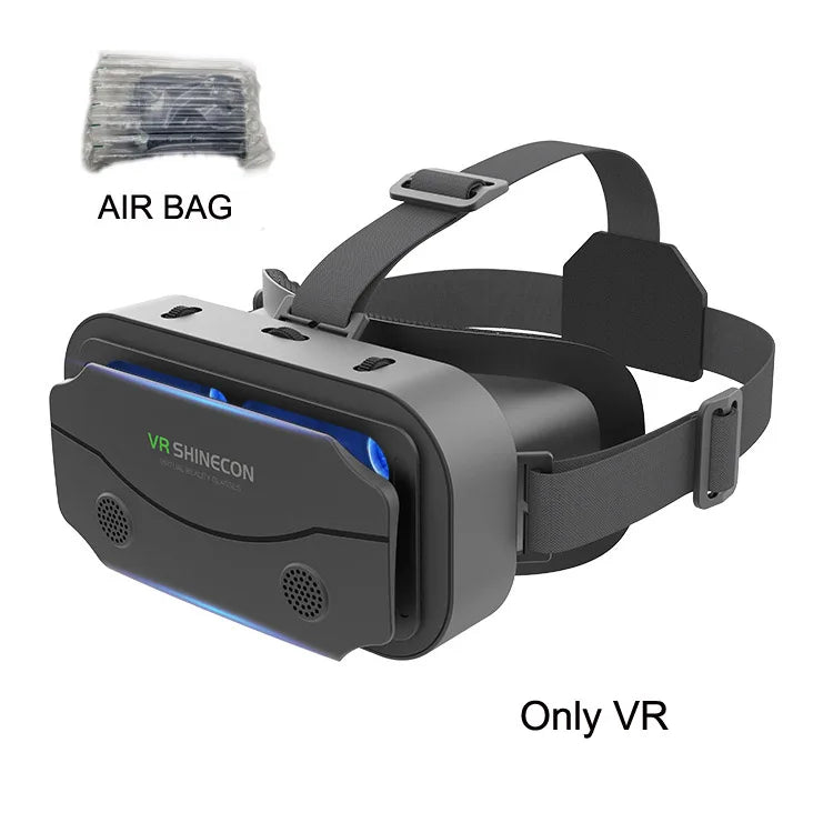 SHINECON 3D Helmet VR Glasses 3D Glasses Virtual Reality Glasses VR Headset For Google cardboard 5-7' Mobile with original box