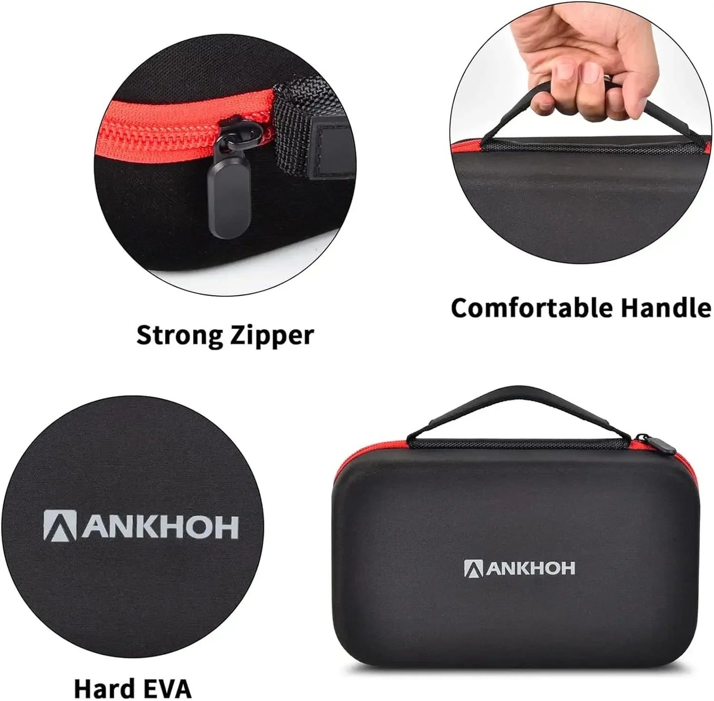 Carrying Case Compatible with NEXPOW Car Jump Starter, 1500A Peak 12800mAh Battery Starter Q10S/T11Storage Box Holder (Box Only)