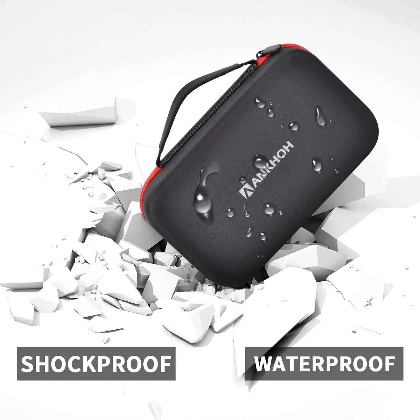 Carrying Case Compatible with NEXPOW Car Jump Starter, 1500A Peak 12800mAh Battery Starter Q10S/T11Storage Box Holder (Box Only)