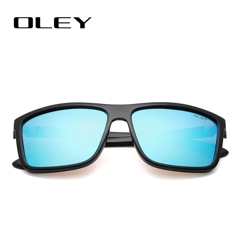OLEY Men Polarized Sunglasses Brand Vintage Square Driving Movement Sun Glasses Driver Safety Protect UV400 Eyeglasses Y6625