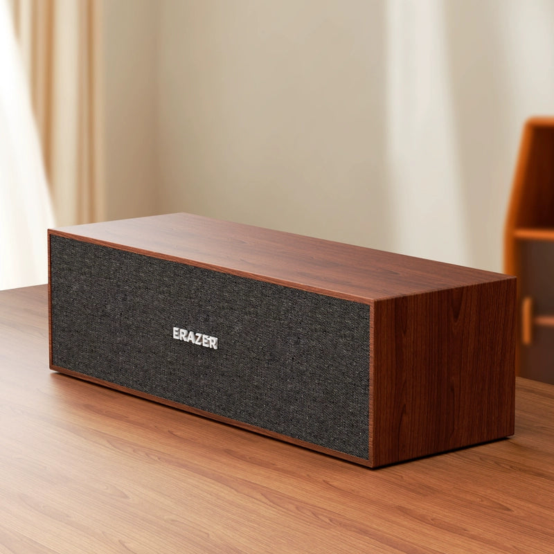 Lenovo Bluetooth Wooden Desktop Portable Speaker