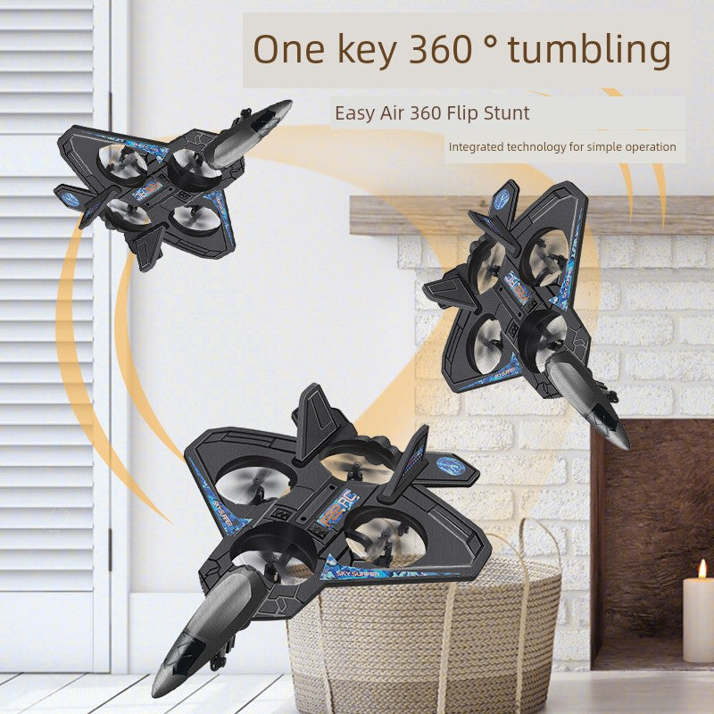 Kids Remote Control Aircraft Fighter Glider Foam Drone for Aerial Photography Elementary School Student Small Boy Toy Model Aircraft