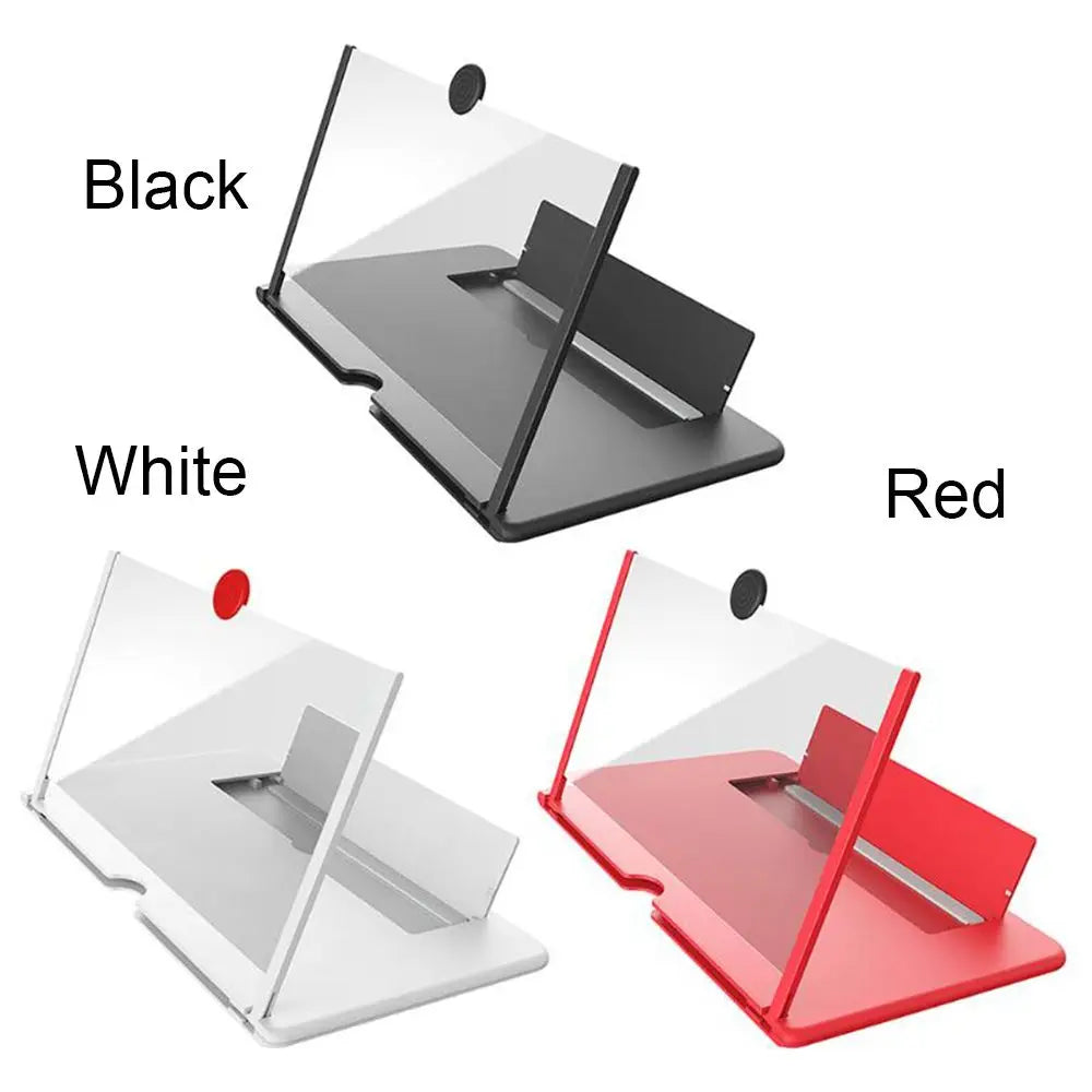 Protection 3D HD 12inch Movie Enlarger Screen Magnifier Projection Mobile Phone Screen Amplifier Stand Bracket