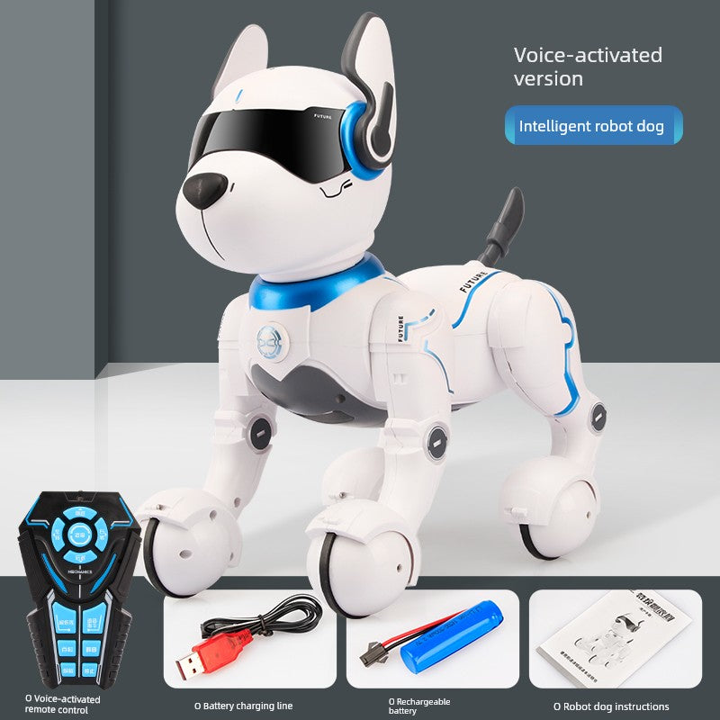Boy's Remote Control Walking Pet Intelligence Robot Dog