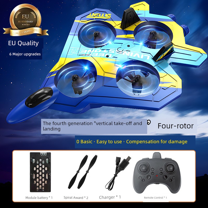 Kids Remote Control Aircraft Fighter Glider Foam Drone for Aerial Photography Elementary School Student Small Boy Toy Model Aircraft