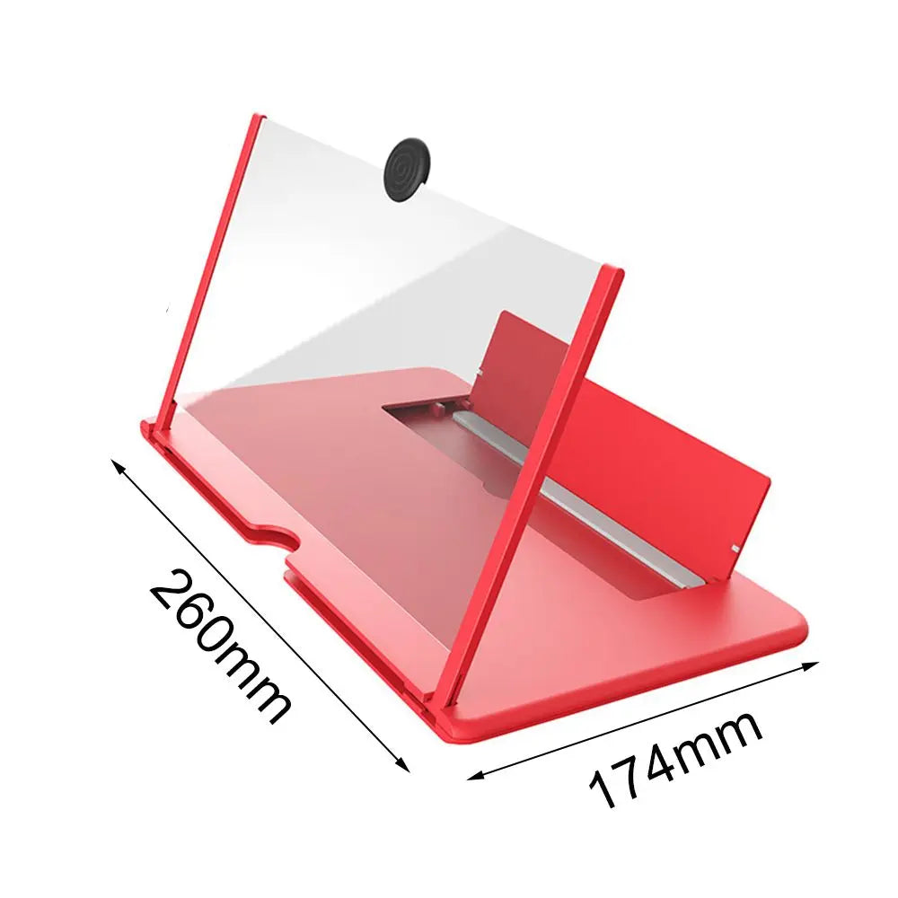 Protection 3D HD 12inch Movie Enlarger Screen Magnifier Projection Mobile Phone Screen Amplifier Stand Bracket