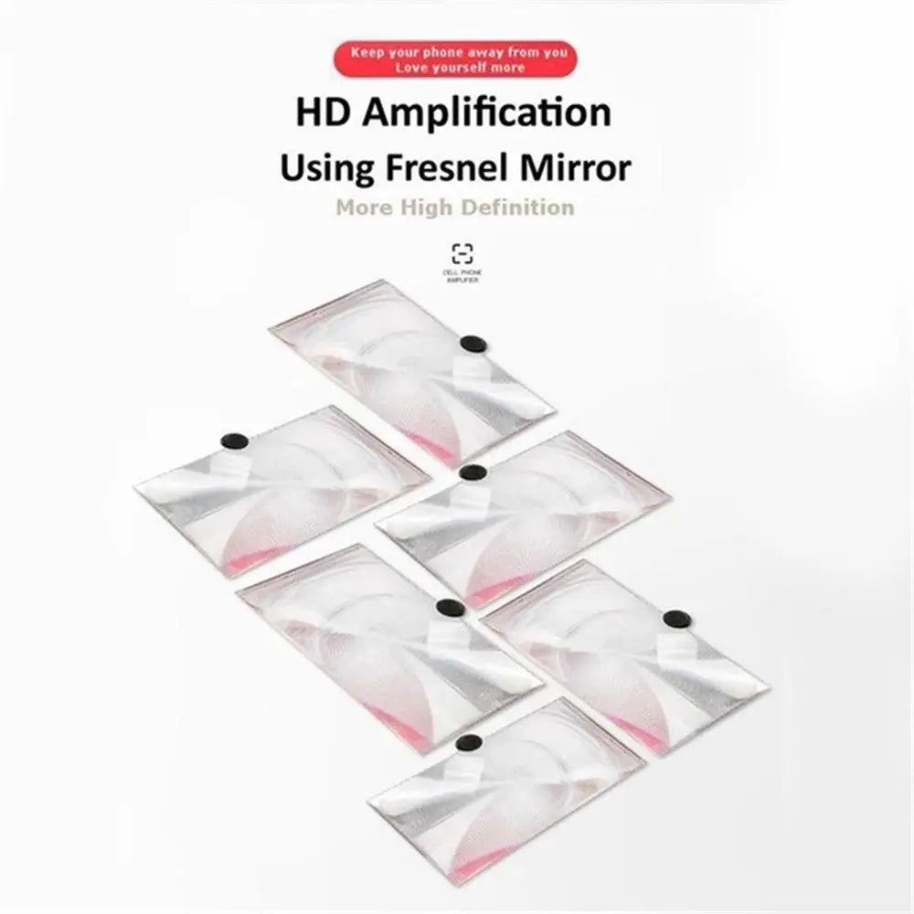 Protection 3D HD 12inch Movie Enlarger Screen Magnifier Projection Mobile Phone Screen Amplifier Stand Bracket