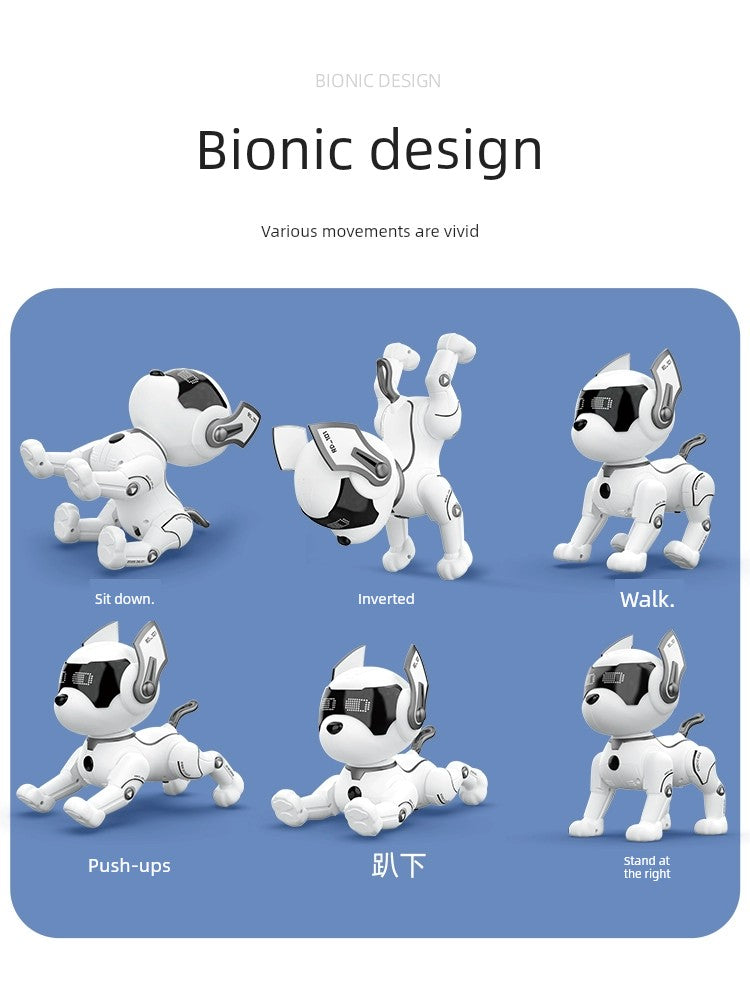 Boy's Remote Control Walking Pet Intelligence Robot Dog