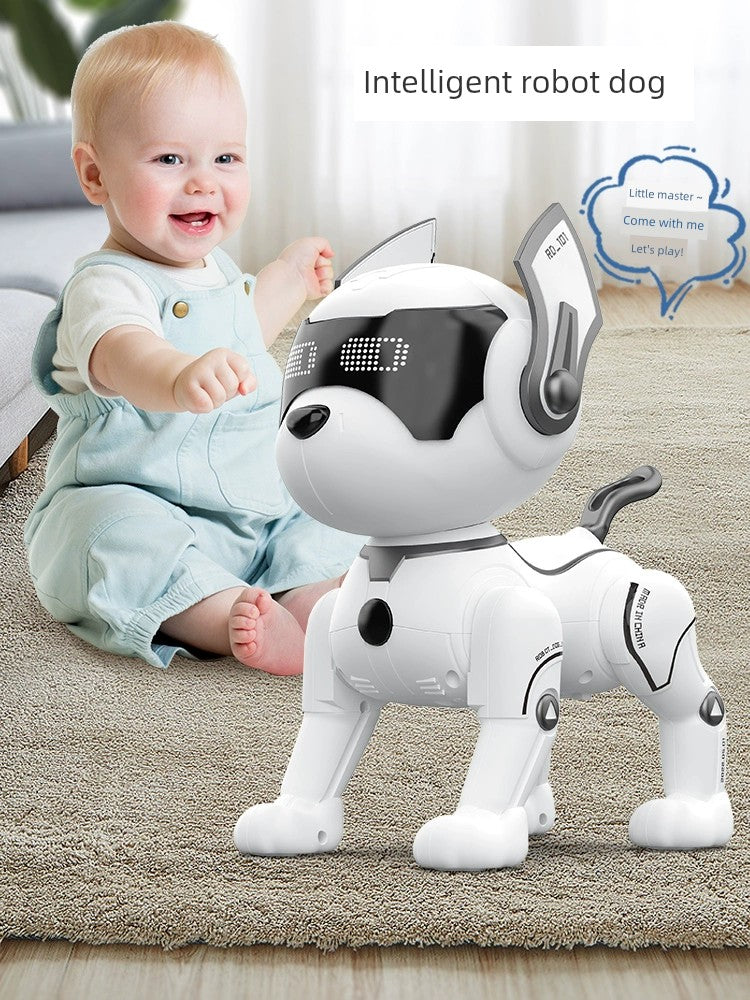 Boy's Remote Control Walking Pet Intelligence Robot Dog