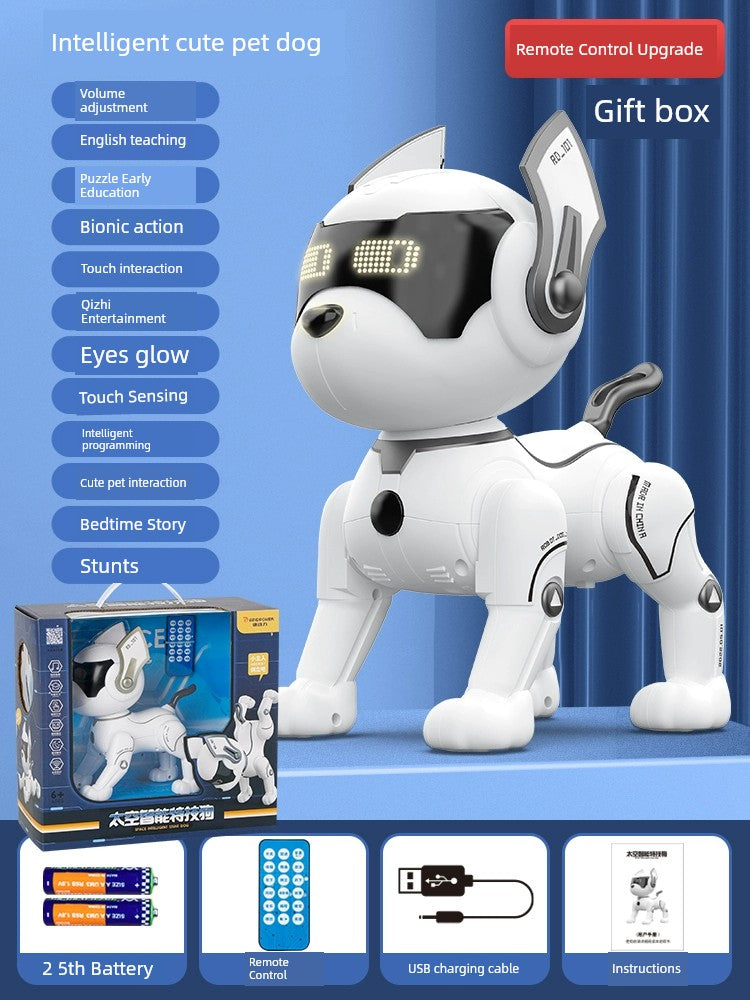 Boy's Remote Control Walking Pet Intelligence Robot Dog