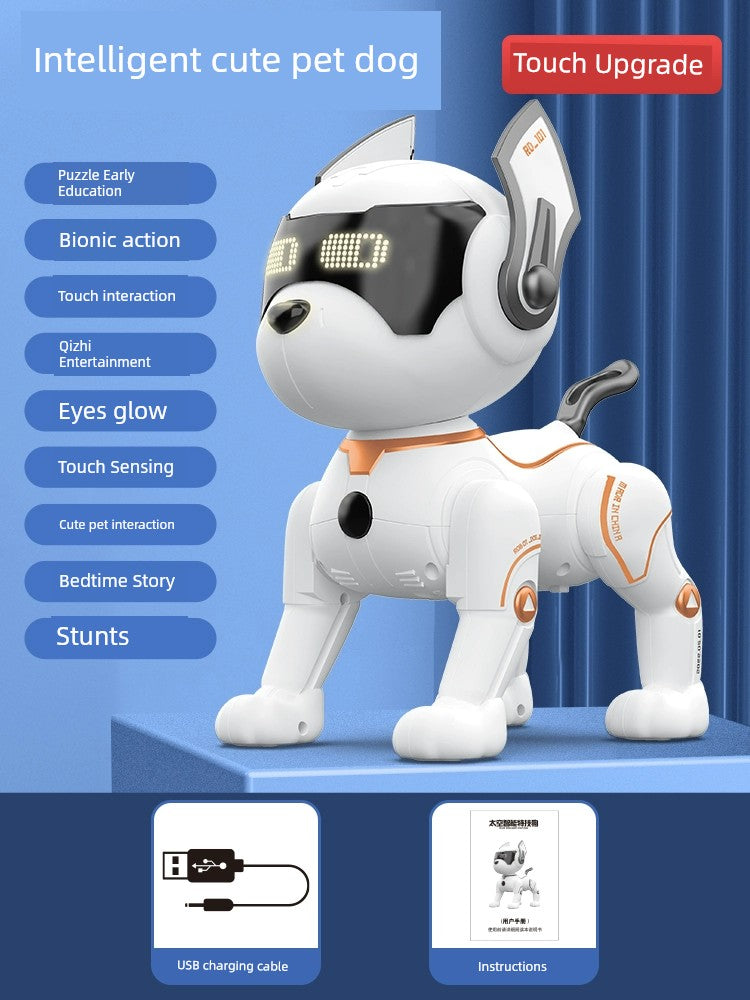 Boy's Remote Control Walking Pet Intelligence Robot Dog