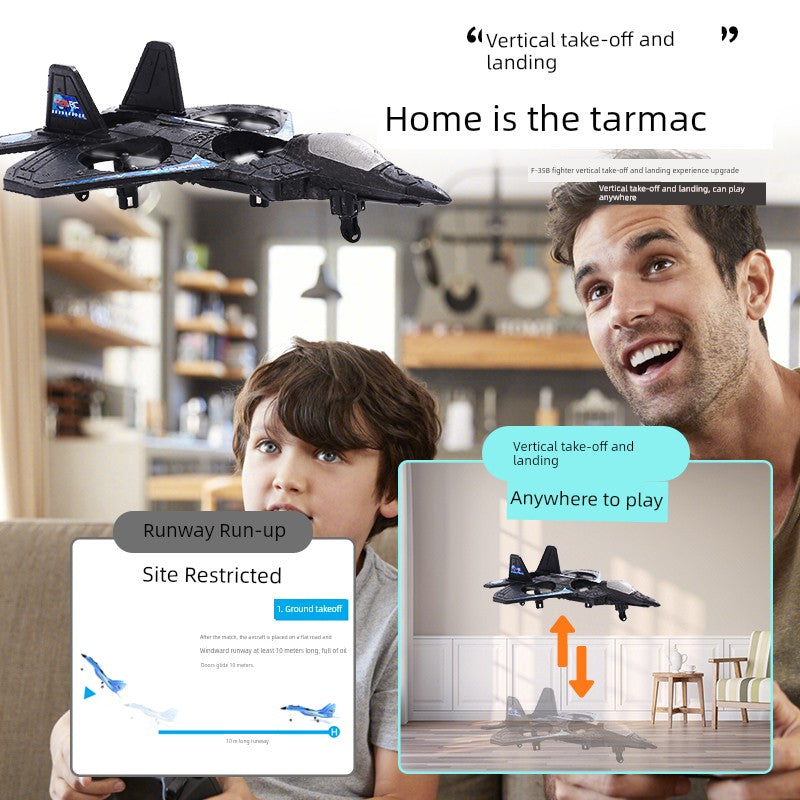 Kids Remote Control Aircraft Fighter Glider Foam Drone for Aerial Photography Elementary School Student Small Boy Toy Model Aircraft