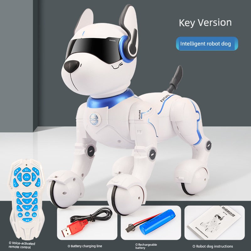 Boy's Remote Control Walking Pet Intelligence Robot Dog