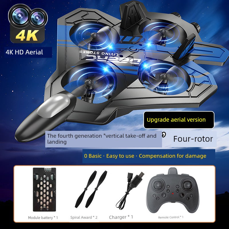 Kids Remote Control Aircraft Fighter Glider Foam Drone for Aerial Photography Elementary School Student Small Boy Toy Model Aircraft