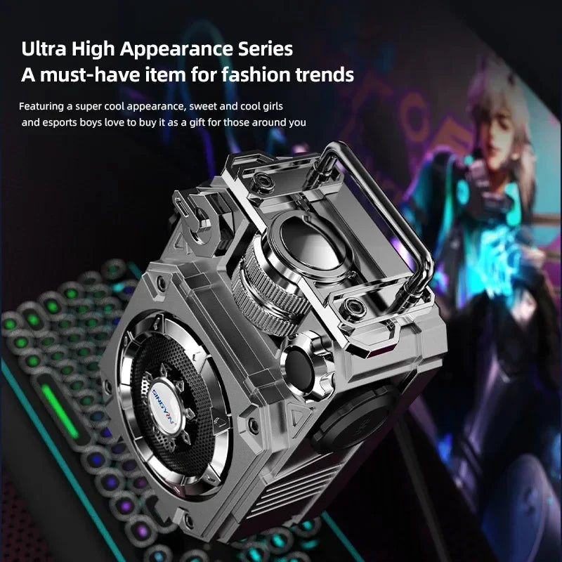 Mini Portable Bluetooth Speaker Mechanical Style Audio TF Card Insertion High Volume Music Player HIFI Stereo Wireless Subwoofer
