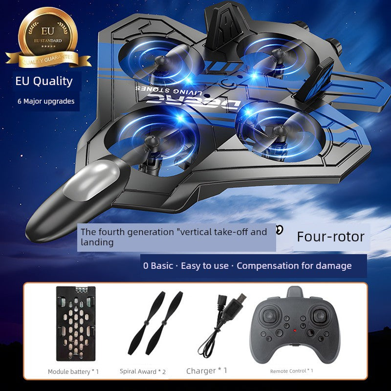 Kids Remote Control Aircraft Fighter Glider Foam Drone for Aerial Photography Elementary School Student Small Boy Toy Model Aircraft