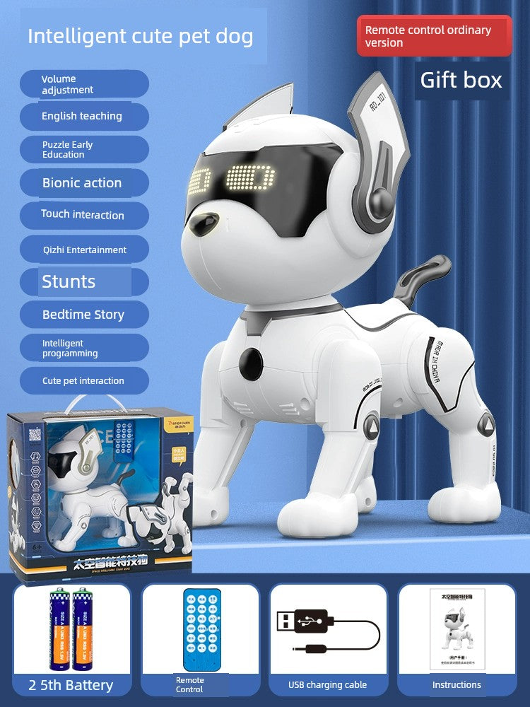 Boy's Remote Control Walking Pet Intelligence Robot Dog
