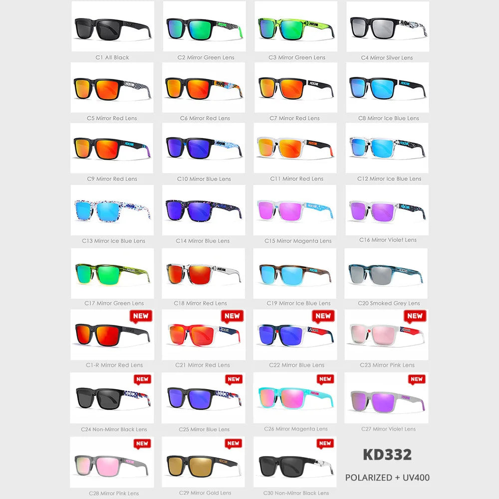 2024 Kdeam High Quality Polarized Sunglasses for Women Men Fashion Unisex Brand Popular Trendy Outdoor Eyewear For Couple